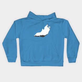 Polar bear swimming Kids Hoodie